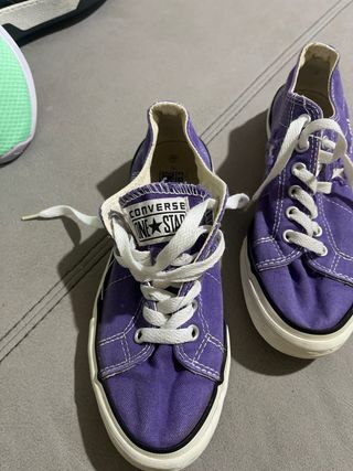 Converse One Star Morado Talla 37