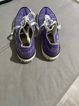 Converse One Star Morado Talla 37