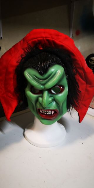 Máscara Halloween Verde y Roja