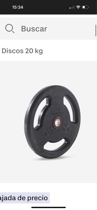 Disco de pesa 20 kg