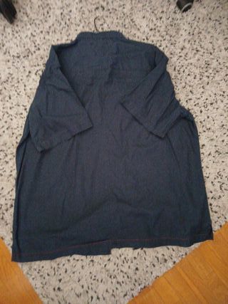 Camisa manga corta azul.marino Tommy Hilfigher
