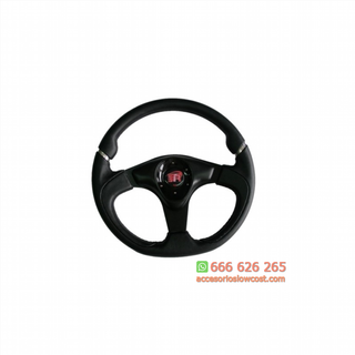VOLANTE POLARIS NEGRO3 BRAZOS NEGROS Y CENTRO NEG