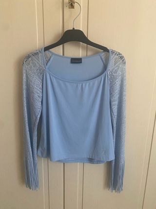 Maglia donna Roccobarocco blu taglia S