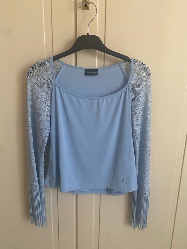 Maglia donna Roccobarocco blu taglia S