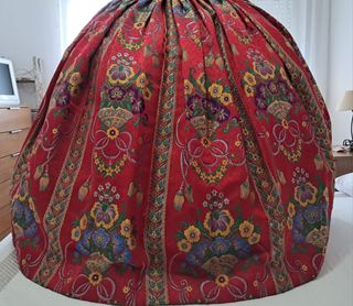 Traje de Fallera Rojo Bordado