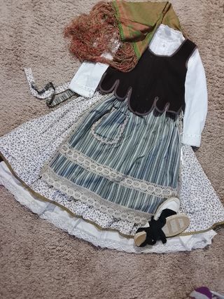 Traje Baturra niña talla 8