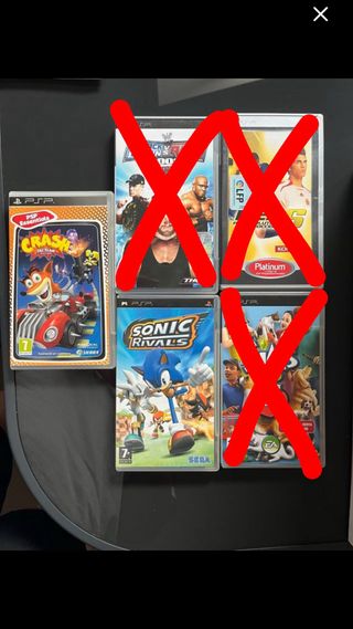 Juegos PSP: Crash, Sonic y más