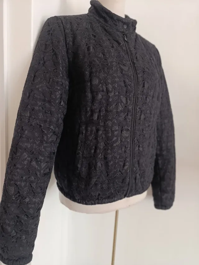 Chaqueta Benetton negra mujer