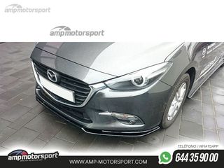 SPOILER DELANTERO DESCATALOGADO MAZDA 3 NEGRO MATE