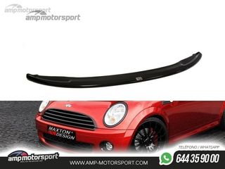 SPOILER DELANTERO DESCATALOGADO MINI COOPER NEGRO MATE