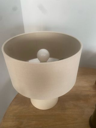 Lámpara Zara Home Base Cerámica Beige