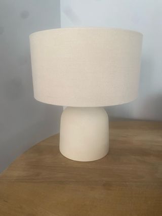 Lámpara Zara Home Base Cerámica Beige