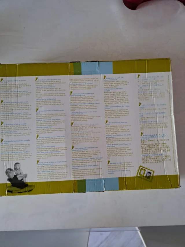 Baby Art Wall Print cornice impronta bimbo