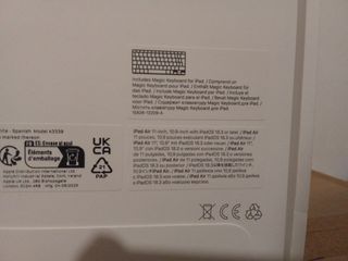 Teclado Mágico iPad Apple Plata