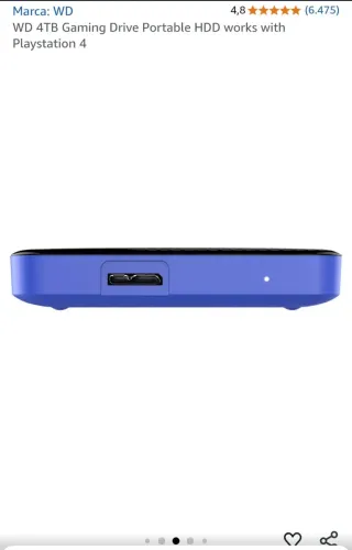 WD 4TB Gaming Drive HDD ps4, xbox one,etc