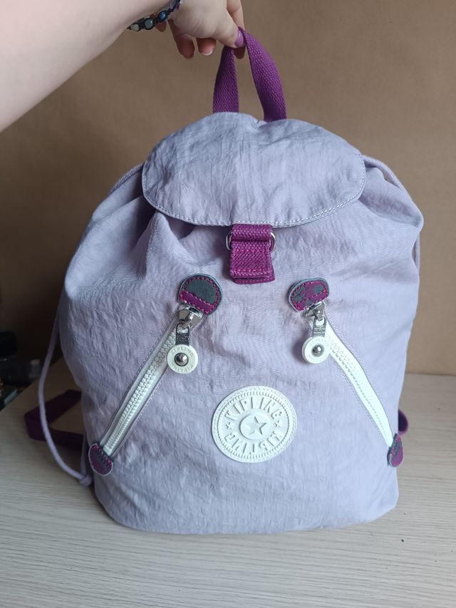 Mochila Kipling Lila y Morado