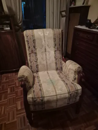 Sillones vintage dormitorio