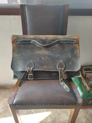 Maletín cuero vintage músico orquesta