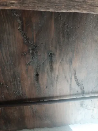 Tabla madera rústica mesa taller o TV o comedor