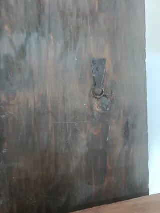Tabla madera rústica mesa taller o TV o comedor