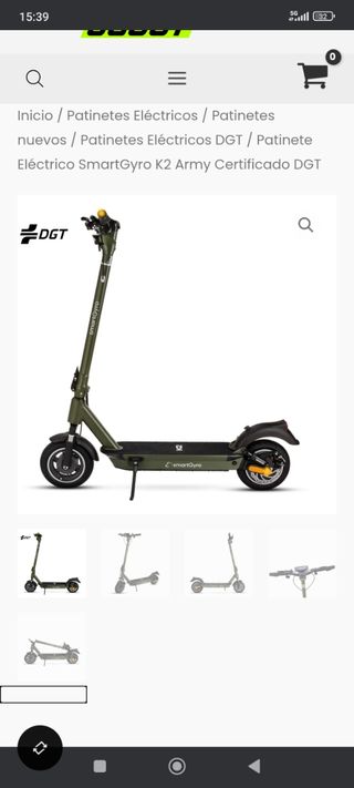Patinete eléctrico SmartGyro K2