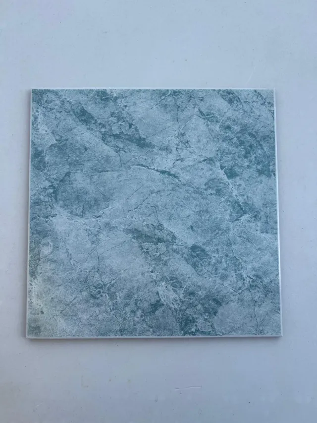 Baldosas suelo azul efecto mármol