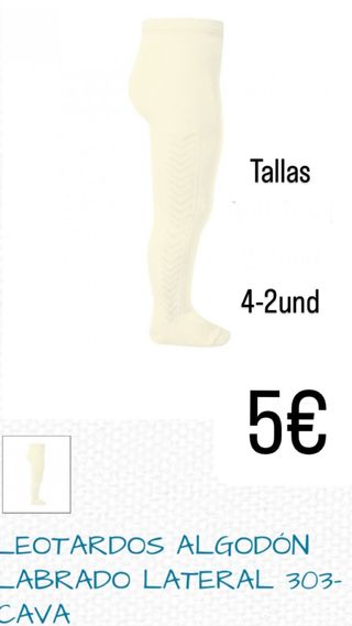 Leotardos condor Algodón Talla 4-2und