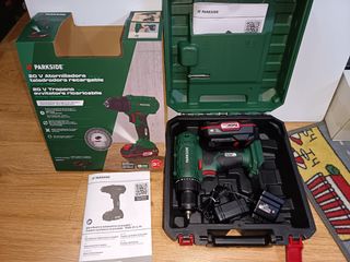 Taladro Atornillador Parkside 20V Nuevo
