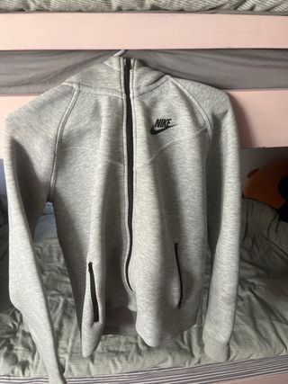 Sudadera Nike Tech Gris Mujer