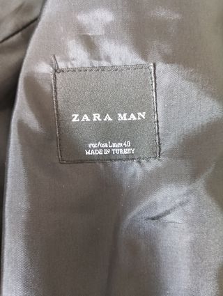Chaqueta Zara Hombre Talla L Negra
