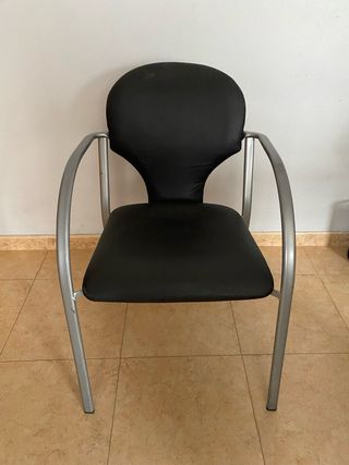 Pack 4 Sillas Oficina Tela y Metal