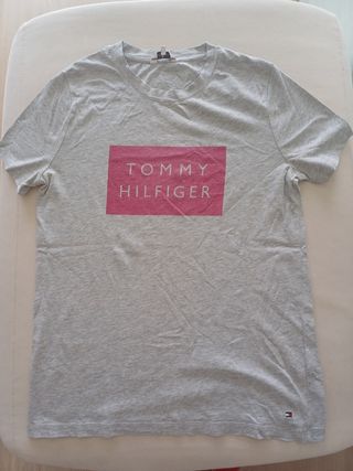 Camiseta Tommy Hilfiger Gris