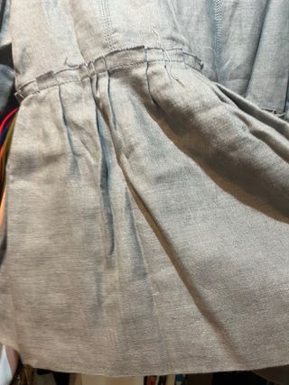 Chaqueta Zara Lino Gris