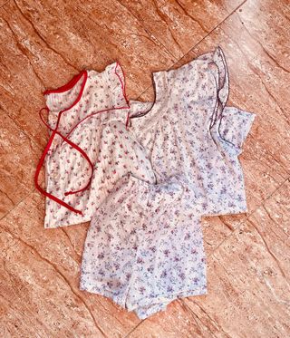 Pack Camisón, Camiseta y Pantalones Florales