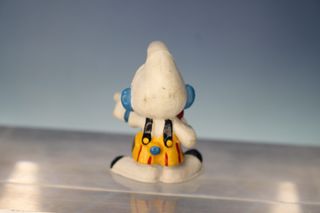 Figura PVC. Pitufo payaso. Los Pitufos .