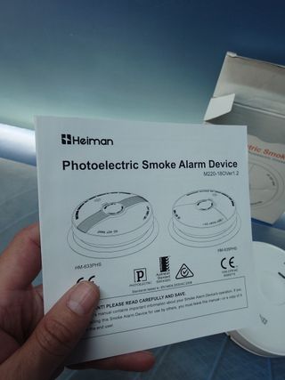 HEIMAN Detector de humo, photoelectric smoke alarm heiman