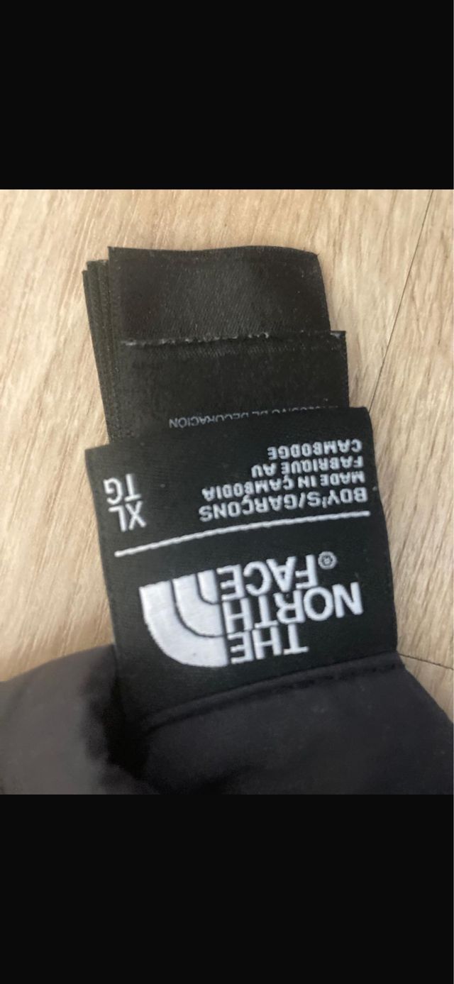 Abrigo The North Face Negro Talla XL de niño