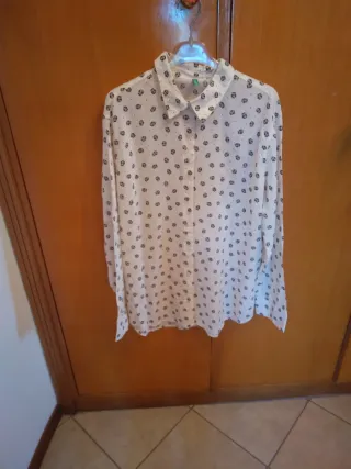 Camicia Benetton donna fantasia