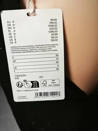 Vestido negro Esprit con brillo