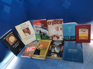 lote de 9 libros religiosos, Juan Pablo II, Opus dei, Memorias, Vivir en Gracia, Surco