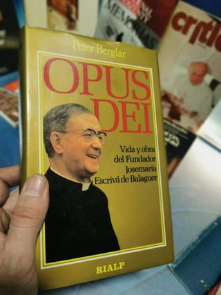 lote de 9 libros religiosos, Juan Pablo II, Opus dei, Memorias, Vivir en Gracia, Surco