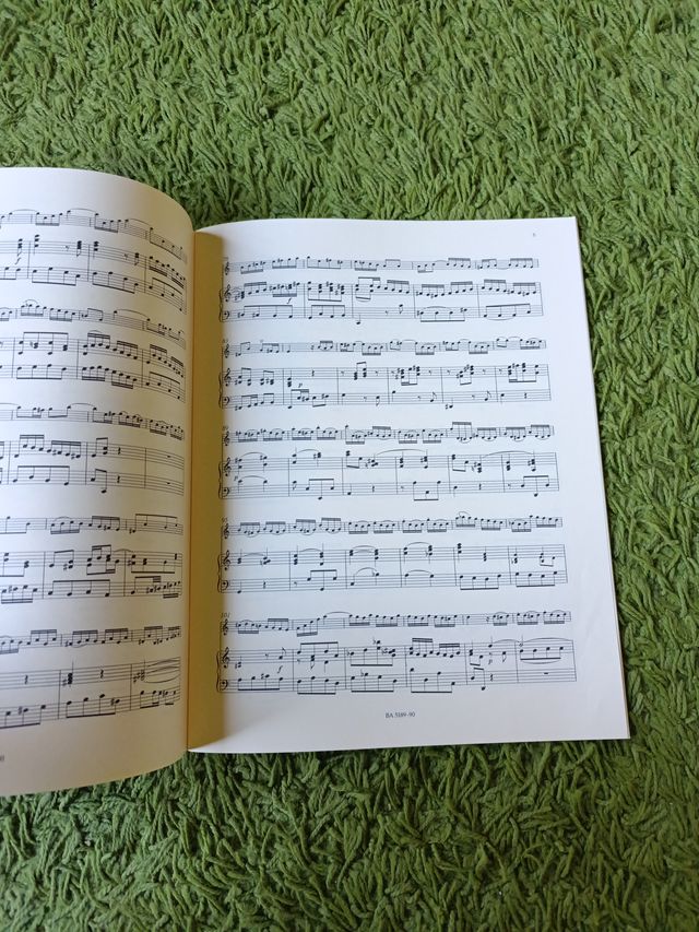 Partitura Bach Concierto en La menor BWV 1041