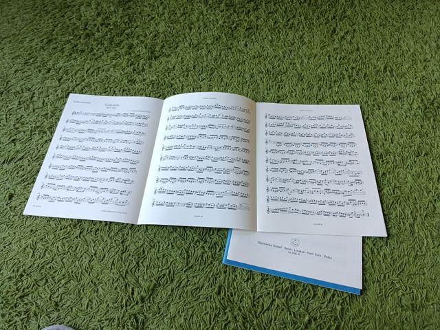 Partitura Bach Concierto en La menor BWV 1041