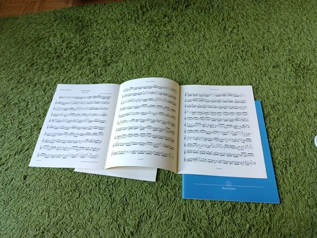 Partitura Bach Concierto en La menor BWV 1041