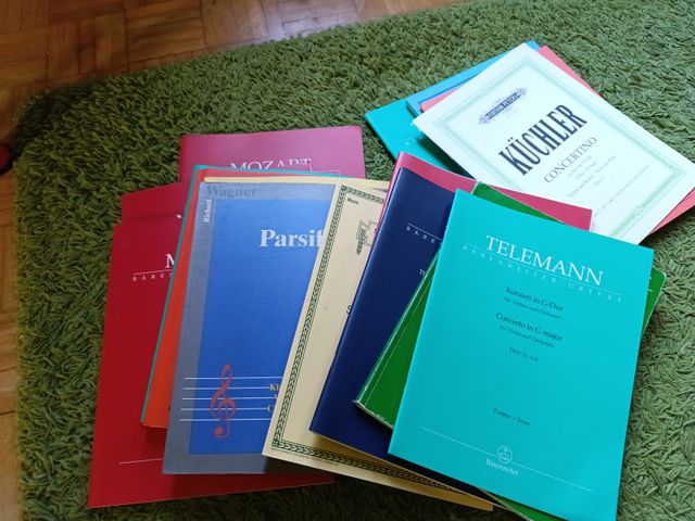 Partitura Bach Concierto en La menor BWV 1041