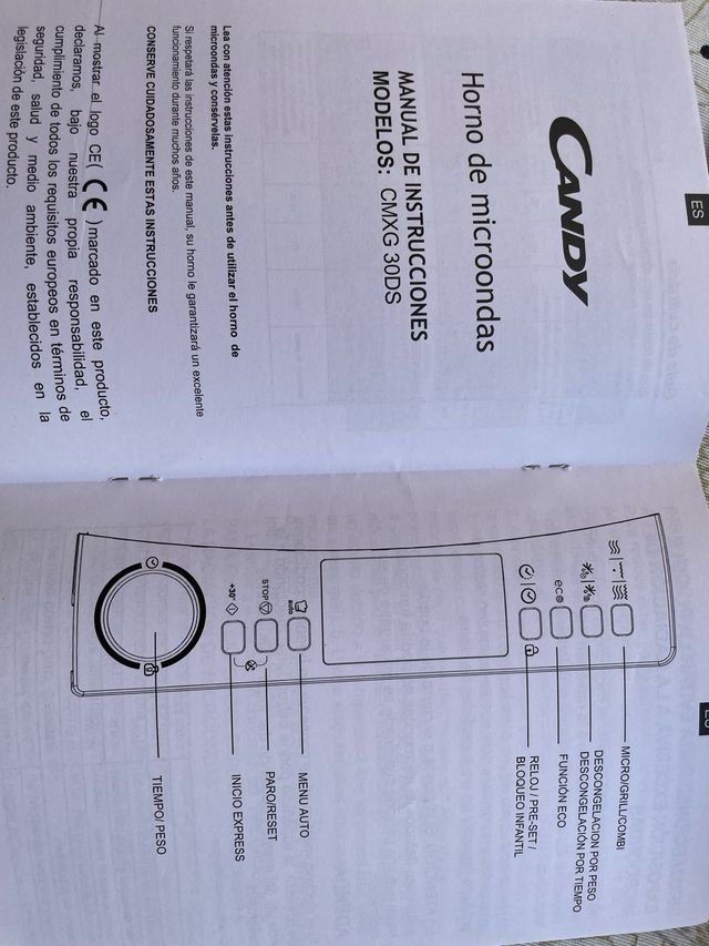 Horno Microondas Candy CMXG DS30