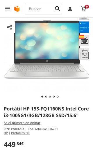PORTÁTIL HP!! URGE VENTA!!!
