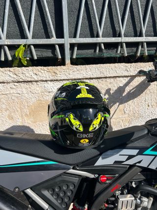 Casco Moto M Visiera Specchiata Iridium Viola
