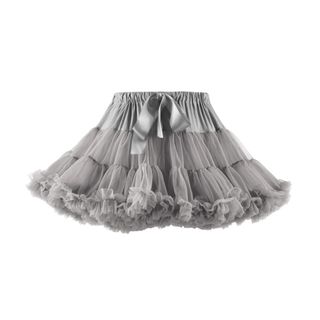 Falda tul niña gris