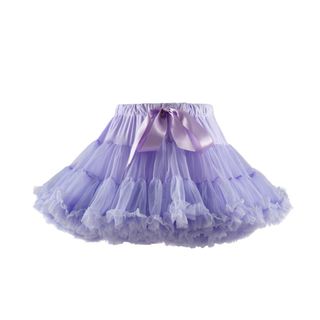 Falda tul niña gris